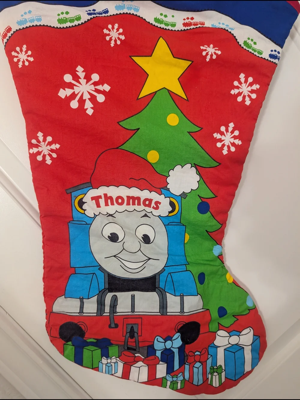 Thomas the Tank Engine Christmas Stocking Holiday Decor Vintage